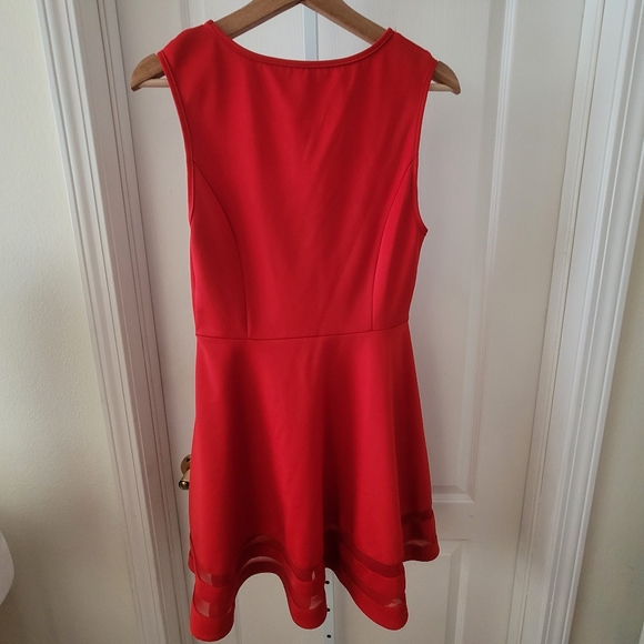 Lulus Red Holiday Dress Medium - Picture 11 of 11